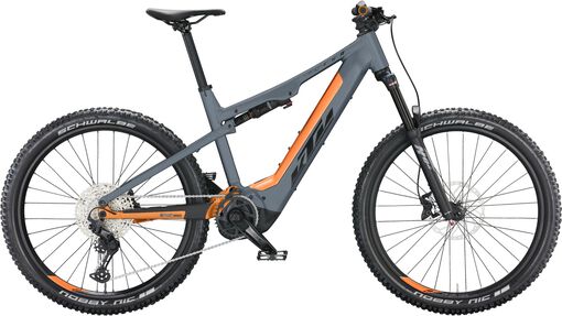 KTM - Macina Lycan LTD, horský celoodpružený elektrobicykel - Unisex - Cyklistika - Sivá - 43cm