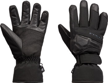 Dosp. lyžiarske rukavice Morrello,kož.dlaň, Aquamax 5.5, 100% PES